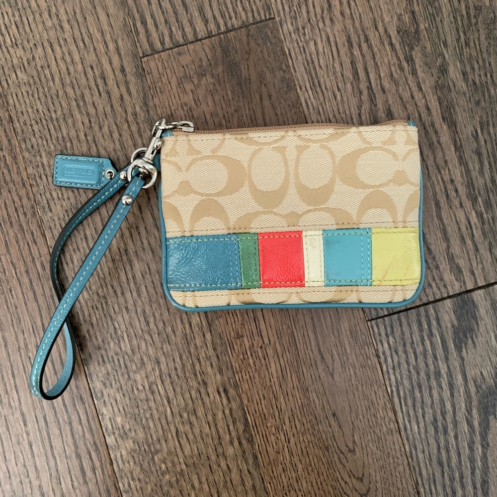 Small Coach Wristlet